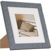 Henzo Holzrahmen Driftwood blau 20x20 cm mit Passepartout 13x13 cm