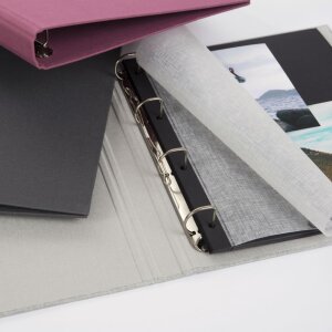 Папка на кольцах Goldbuch A4 Bella Vista фуксия