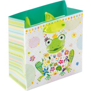 Подарочный пакет HAPPY FROG 10x10 см
