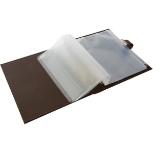 Папка для документов Cezanne черно-коричневая