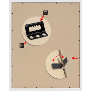 Bilderrahmen taupe Holz 40,0 x60,0 cm S884S