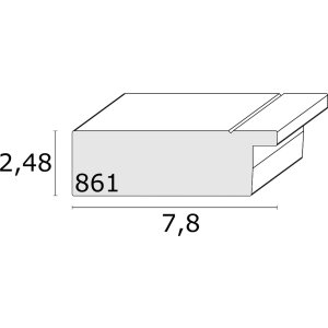 Фоторамка серебристый пластик 50,0 x70,0 см S861D