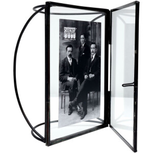 Рамка для фотографий черный металл 13,0 x18,0 см S68PB