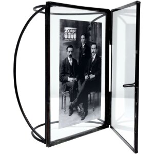 Deknudt S68PB Bilderrahmen schwarz Metall 15x20 cm