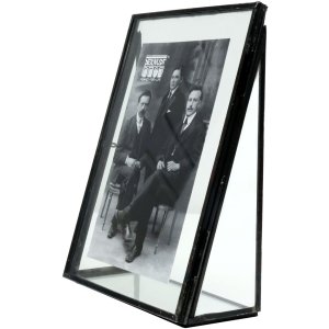 Bilderrahmen schwarz Metall 15,0 x20,0 cm S68PA