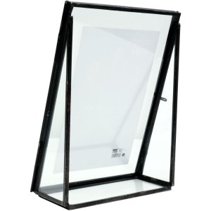 Bilderrahmen schwarz Metall 15,0 x20,0 cm S68PA