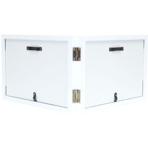 Doppelrahmen weiß Holz 10,0 x15,0 cm S68FK Querformat