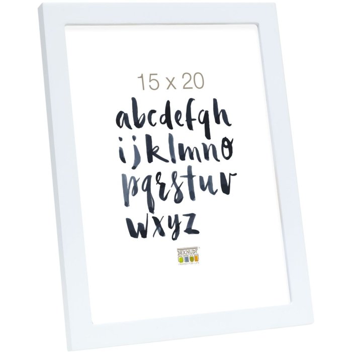 Bilderrahmen weiß S68FK1 Holz 13,0 x18,0 cm S68FK