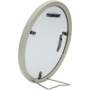 Deknudt S67YV Bilderrahmen grau Holz rund 10 cm zum Hängen oder Stellen