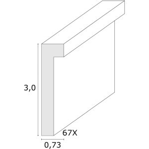 Bilderrahmen naturfarbe Holz 13,0 x18,0 cm S67XH