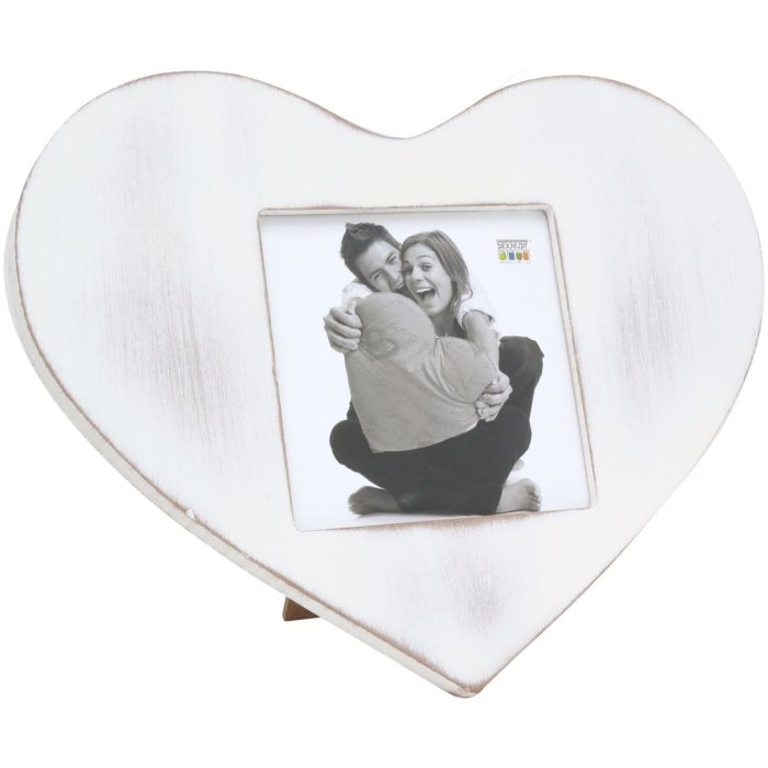 Bilderrahmen weiß Holz 10,0 x10,0 cm S67TR