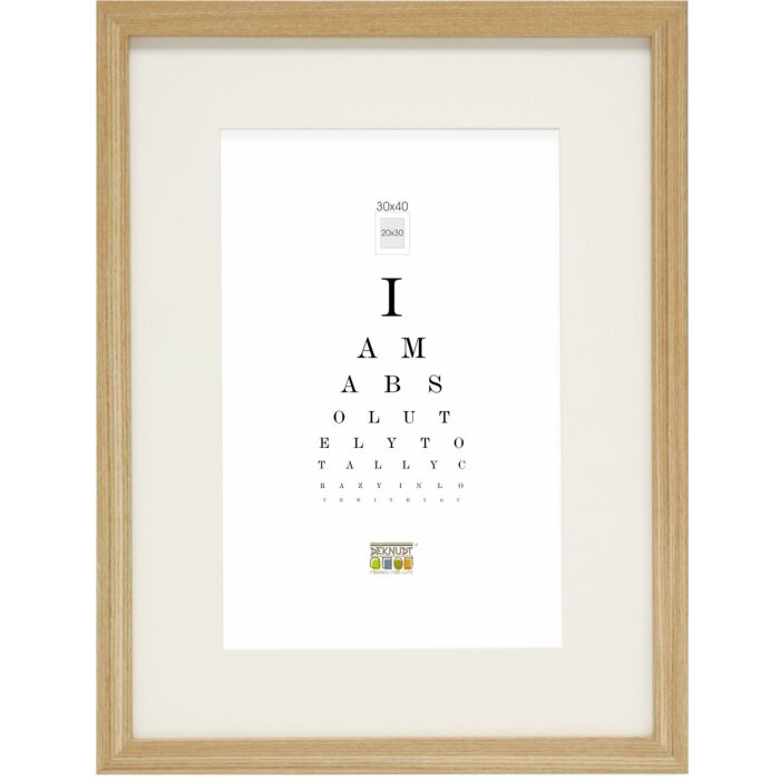 Деревянная рамка S66KH1 натуральная 40x50 см