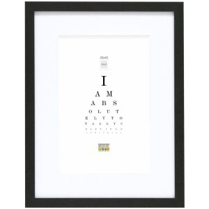 Деревянная рамка S66KF2 черная 40x60 см