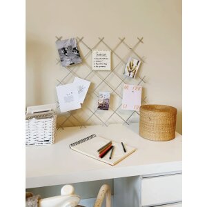 Deknudt Magnetwand silber Metall S65CW 70x70 cm