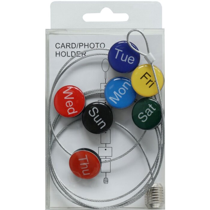 Вешалка для фотографий серебристый металл S65CS