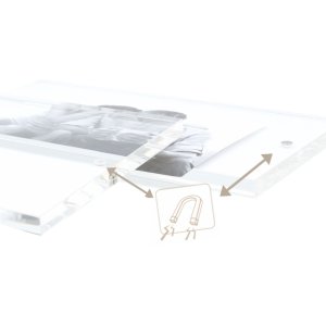 Deknudt S58SA2 Kunststoffrahmen transparent 10x15 cm 11x16x2,6 cm