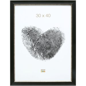 Deknudt Bilderrahmen schwarz Kunststoff 15,0 x 20,0 cm S45WF