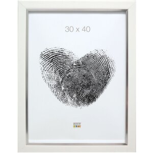 Фоторамка белая пластиковая 13,0 x18,0 см S45VK