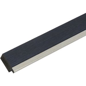 Deknudt Bilderrahmen S45VF grau 15x20 cm Kunststoff silberne Innenkante