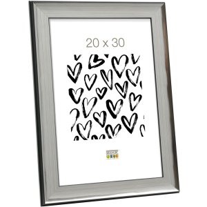 Deknudt Bilderrahmen silber Kunststoff 18,0 x 24,0 cm S45ND