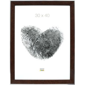 Bilderrahmen braun Kunststoff 13,0 x18,0 cm S45FE