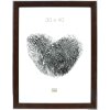Фоторамка коричневая пластиковая 15,0 x20,0 см S45FE