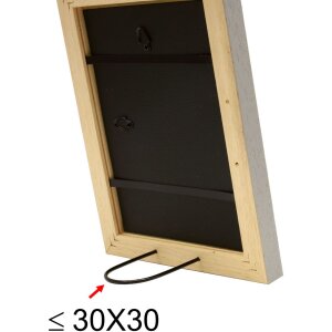 Декнудт деревянная рамка S45ES серая 10x15 см