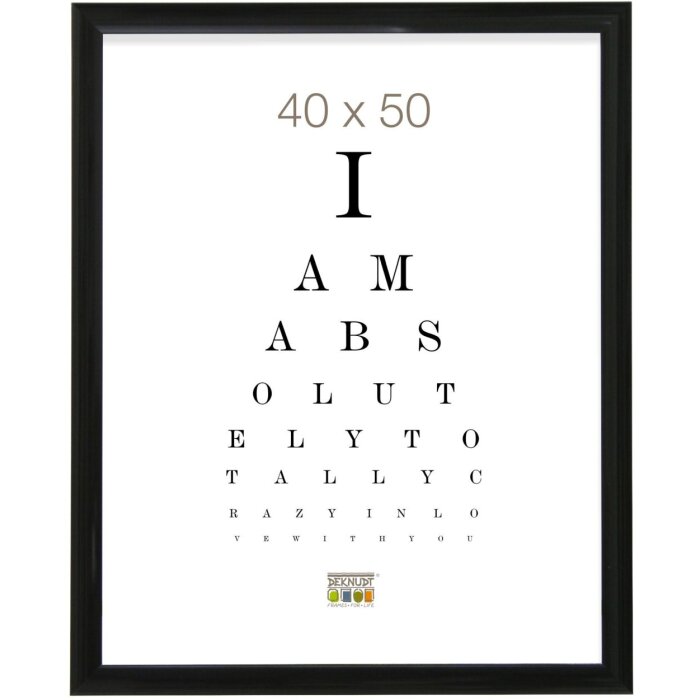 Фоторамка черная пластиковая 15,0 x20,0 см S43WK