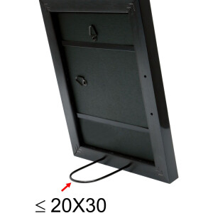 Фоторамка черная пластиковая 15,0 x20,0 см S43WK