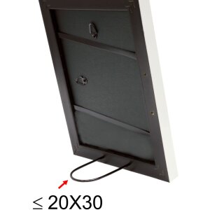 Фоторамка белая пластиковая 13,0 x18,0 см S43WK