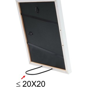 Holzrahmen S43AK1 weiß 15x20 cm (10x15 cm)