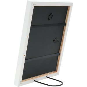 Deknudt Bilderrahmen Weiß S43AK1 Holz 10x15 cm zum Stellen oder Hängen