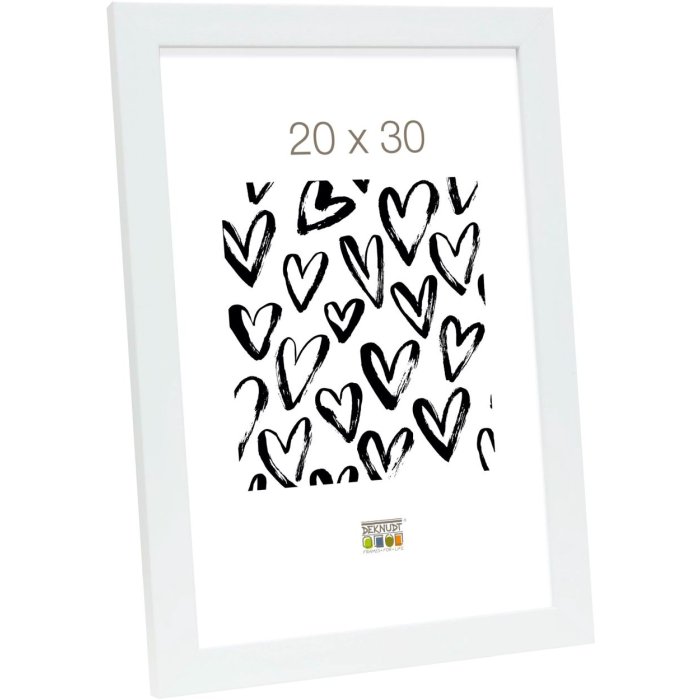 Bilderrahmen S41VH1 weiß Kunststoff 15,0 x20,0 cm