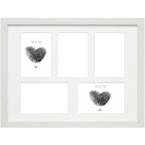 Рамка для галереи S41VF1P белая 5 фотографий 10x15 см