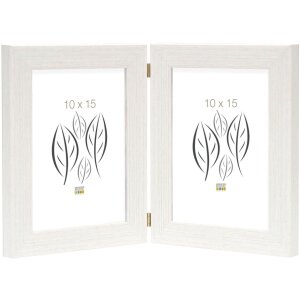 Двойная рамка S41VF1H белая 2 фотографии 10x15 см...