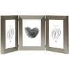 Тройная рамка S41VD1 серебро 3 фотографии 13x18 см портретный формат