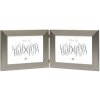 Двойная рамка S41VD1 серебро 2 фотографии 15x20 см альбомный формат