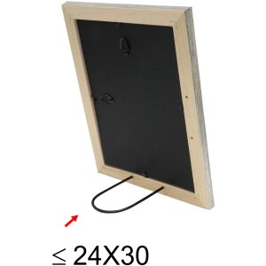 Фоторамка серебряная S40CD2 дерево 18,0 x24,0 см