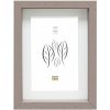 Bilderrahmen mit Passepartout taupe Holz 13,0 x18,0 cm;10,0 x15,0 cm S223K