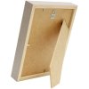 Bilderrahmen mit Passepartout taupe Holz 18,0 x24,0 cm;13,0 x18,0 cm S223K