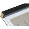 Bilderrahmen mit Passepartout schwarz Holz 50,0 x70,0 cm;40,0 x60,0 cm S223K