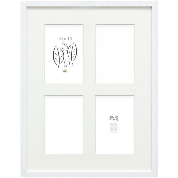 S223K1 Фотогалерея 4 фото 10x15 см белая