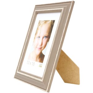 Bilderrahmen beige Holz 18,0 x24,0 cm S221F