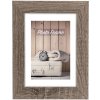 ZEP Holzrahmen Nelson 20x30 cm braun Flachprofil Rillenstruktur mit Aufsteller