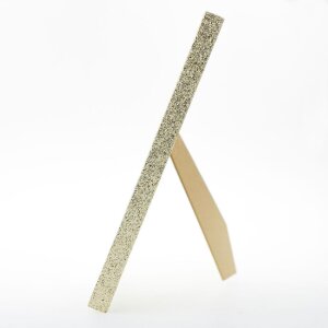 ZEP Broadway Fotorahmen 15x20 cm gold MDF Glitzer Aufsteller Wandmontage
