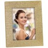 ZEP Broadway Fotorahmen 15x20 cm gold MDF Glitzer Aufsteller Wandmontage