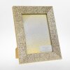 ZEP Broadway Fotorahmen 15x20 cm gold MDF Glitzer Aufsteller Wandmontage