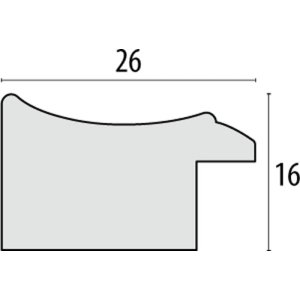 Bilderrahmen Tamigi braun 20x30 cm