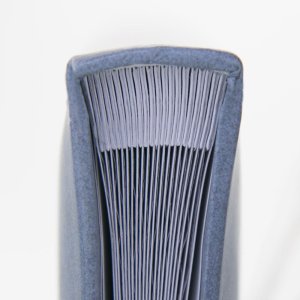 ZEP Fotoalbum Garden blau 24x24 cm 40 weiße Seiten Pergamin