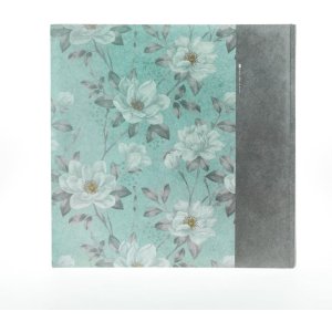 ZEP Fotoalbum Garden braun 24x24 cm 40 weiße Seiten Pergamin-Blätter